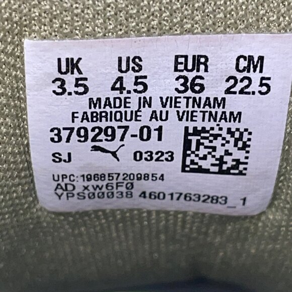 Puma Boys Gold 1 Of 1 LaMelo Ball MB.01 Golden Child Basketball Sneakers Sz 4.5 - Picture 6 of 9